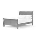thumbnail image 2 of Furniture of America Toni Solid Wood Sleigh Full Bed in Gray, 2 of 5
