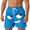 Light Blue@GC@, variant on Mens Casual Shorts Elastic Waist Drawstring Summer Shorts for Men Funny Emotes Graphic Lightweight Loose Fit Vacation Beach Shorts With Pockets
