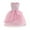 #0086-Pink, variant on Favoffer Girl's Sequin Mesh Dress Sleeveless Layered Little/Big Girl Pageant Prom Dresses Bridesmaid Party Ball Gown 3-10Y