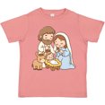 thumbnail image 3 of Inktastic Nativity Scene Christmas Manger Boys or Girls Toddler T-Shirt, 3 of 5