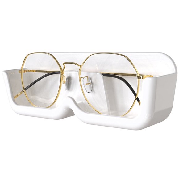Sunglass Organizer Glasses Holder Sunglasses Rack Eyewear Display for Student Friend Birthday Gift White