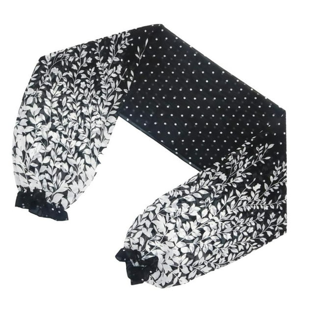 Chaqueta de punto delgada para mujer Zulema chal Flor negra Bolero de manga larga