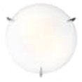 thumbnail image 3 of Access Lighting 20662-BS-OPL Zenon 3 Light Flush Mount - Brushed Steel, 3 of 3