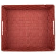 thumbnail image 5 of DII Woven Nylon Trapezoid Storage Bin, Rust, Tray, 5 of 9