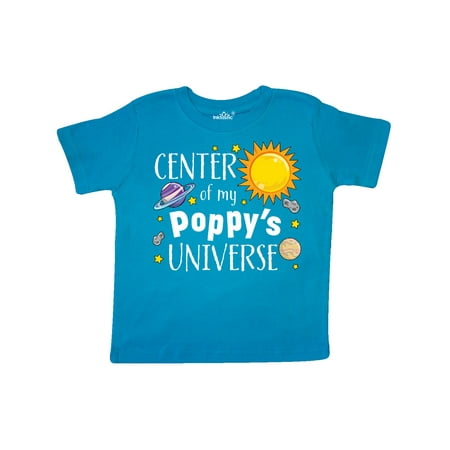 

Inktastic Center of my Poppy s Universe Gift Toddler Boy or Toddler Girl T-Shirt