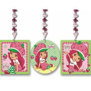 Strawberry Shortcake Birthday Party Supplies Dangling Wall