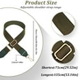 thumbnail image 3 of Becaristey Simple Bag Strap Replacement Exquisite Craft And High-end Texture No Loose Thread Shoulder Bag Strap Olive, 3 of 6