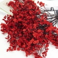 thumbnail image 2 of Flores artificiales para respirar para bebés Uieke, 30 unidades, 52 cm, rojas, 2 of 7