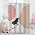 thumbnail image 3 of Jinsinto Shower Curtain Waterproof Abstract Morandi Curtain 120X180CM, 3 of 5