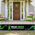 thumbnail image 5 of LUUFILx Mental Health Awareness Support Banner Wear Green Event Backdrop Green Ribbon Decorations Display Sign Wall Photography Props Party Office Decor, 5 of 7