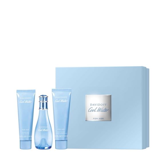 Set de regalo Davidoff Cool Water Eau de Toilette Trio para mujer