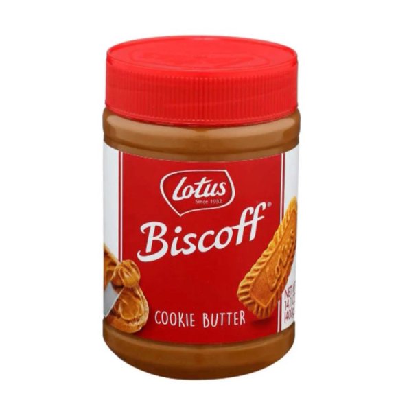 Lotus Biscoff Creamy Cookie Butter Spread 14.1 Ounces Pack Of 3