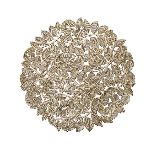 KQJQS Hollowed Out Insulation Mat Solid Polyvinyl Chloride Leather Placemats Coffee Mats Kitchen Table Mats Easy To Clean Kitchen Table Mats