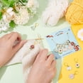 thumbnail image 3 of 2 set Plant Stitch Markers Alloy Enamel Crochet Stitch Marker Charms Locking Stitch Marker DIY Handmade Gift for Knitting Weaving Accessories Quilting Handmade Jewelry, 3 of 6