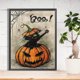 thumbnail image 2 of Pintura de diamante 5D DIY Taladro redondo completo Lámpara de calabaza de Halloween Decoración para el hogar (K912) JShteea El nuevo, 2 of 9