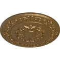 thumbnail image 3 of Ekena Millwork 27 3/4"OD x 2"P Sydney Ceiling Medallion (Fits Canopies up to 5 3/4"), Hand-Painted Pale Gold, 3 of 6