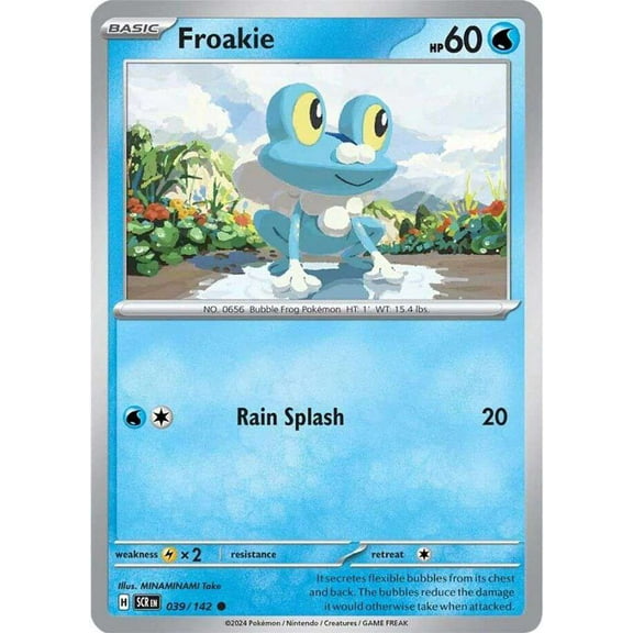 Pokemon Stellar Crown Common Froakie #39
