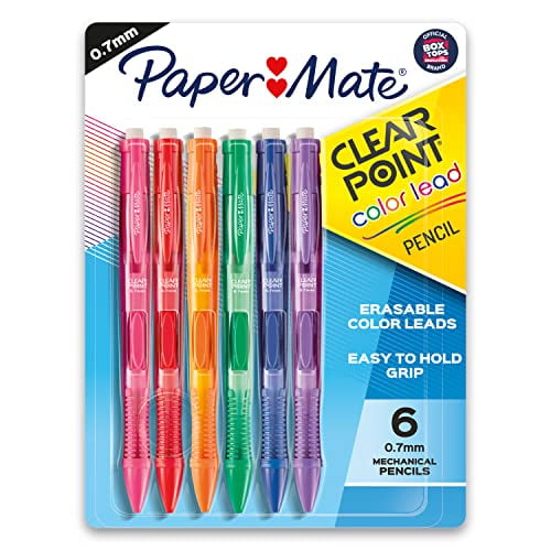 Paper Mate Clearpoint Mechanical Pencils, 0.7 mm Lead Pencil, Black