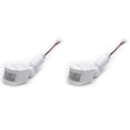 thumbnail image 1 of 2X LED Light Motion Sensor Switch PIR Infrared Detector Automatic Movement Detector Auto on Off Outdoor, DC 12V White, 1 of 10