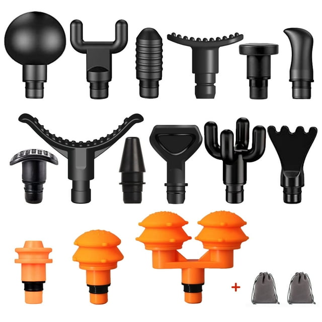 Accesorios para pistola de masaje AiRelax para Hypervolt Go, 15 unidades