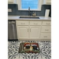 thumbnail image 3 of Carolines Treasures PPP3268RUG Pug Christmas Anticipation Bath Mat Machine Washable  Anti-fatigue Memory Foam Kitchen, 3 of 4