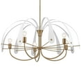 thumbnail image 2 of 52573CPZ Kichler Lighting Petal - 5 Light Chandelier-20.25 Inches Tall and 42.5 Inches Wide, 2 of 7