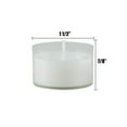 thumbnail image 6 of Stonebriar Tealight Candles, Unscented, Long Burning, Clear Cup, 6-7 Hour Burn Time, White, 48 Pack, 6 of 10