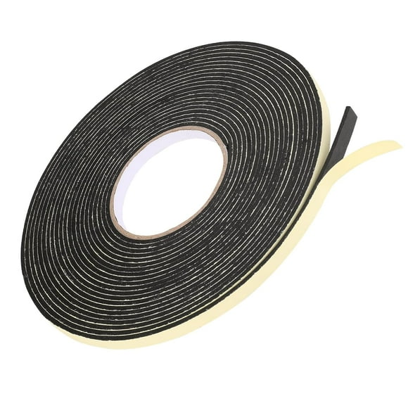 HWZWT ft. Speaker Foam Tape Soundproofing Waterproof Gasket Tape Car Insulation Foam Gasket Tape 10mm Width Black 2mm Thickness 10mm Width Black 50ft. Speaker Foam Tape Soundproofing Wa