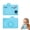 Blue, variant on Oulastool Baby Teething Toy, Food Grade Silicone BPA Free Camera Shape Teethers Baby Chew Toys for Sucking Needs - Black