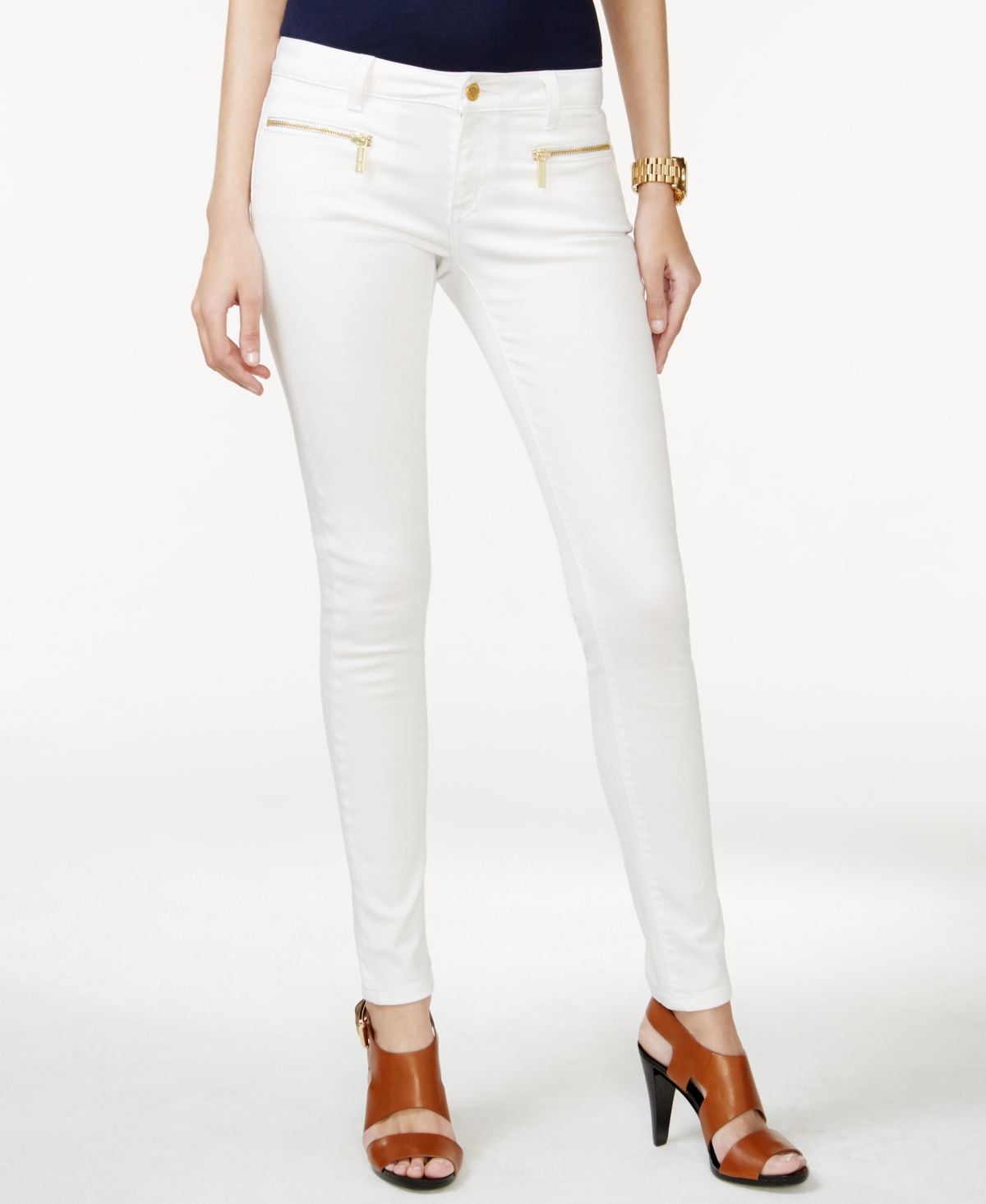 michael kors white jeans