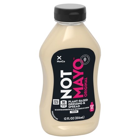 NOTCO NOTMAYO PLANT-BASED VEGAN MAYO, DRESSING AND SPREAD, 12 FL OZ SQUEEZE BOTTLE