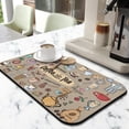 thumbnail image 2 of Coffee Bar Mat Accessories 19"x12" Super Absorbent AntiSlip Silicone Dish Drying Mat Fits Under Coffee Maker Pot Espresso Machine; Perfect for Kitchen Counter Decor, 2 of 6