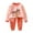 A1-100-Watermelon Red, variant on NIEWTR Babies, Toddlers, and Girls' 2-Piece Snug-Fit Cotton Pajama Set Homewear 3 6 9 12 18 24 Months 2T 3T Loungewear Long sleeve Pjs(12-18 Months,Red)