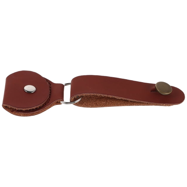 unbranded Funda Organizadora Para Púas Con Correa De Mástil Y Adaptador Para Guitarra En Material PU Marrón