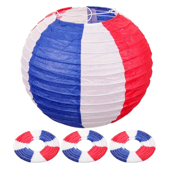 MERRYHAPY 4Pcs Foldable 3 Color Paper Lanterns cate Korean Hanging Lantern Ornaments