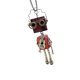 thumbnail image 5 of Collar de robot Steampunk, joyería hecha a mano, cadena de clavícula única, dije de robot, collar largo para mujeres y niñas, Acción de Gracias Rosa, 5 of 8