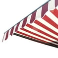 thumbnail image 3 of ALEKO AWC13X10MSTRRE19 Auvent de Terrasse Rétractable Demi-Cassette - 13 x 10 Pieds (3,9 x 3 M) - Rouge Multi-Rayures, 3 of 6