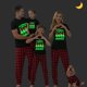 thumbnail image 3 of Pijama familiar a juego de Navidad, luminoso, brillante, colgante con My Gnomies, conjunto de Pijamas cortos rojos, 3 of 3