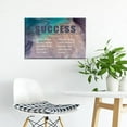 thumbnail image 3 of Inspirational Wall Art Success Motivational Poster Print Quotes Wall Decor Artwork for Office Home Bathroom Bedroom Canvas Painting Sign Framed Wall Decoration Art Ready to Hang [18''''W X 12''''H], 3 of 6