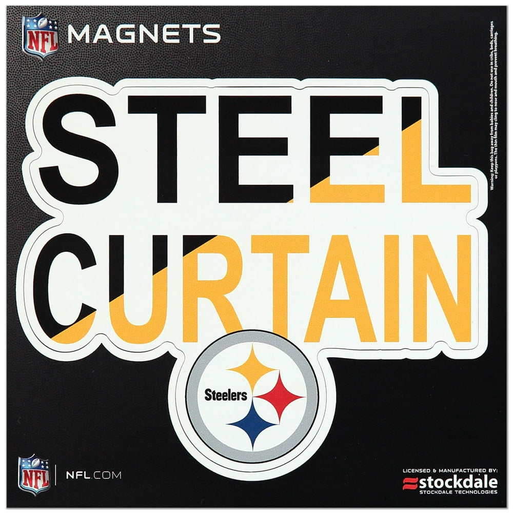 Pittsburgh Steelers 6" x 6" Xpression Logo Full Color Car
