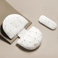 thumbnail image 1 of Side Pregnancy Sleep Pillows U Shaped Soft Support Floral Printed Ergonomic Maternity Wedge Pillow Gray, 1 of 4