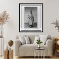 thumbnail image 4 of Historic Framed Print, [George Kennan, full-length portrait in traditional costume of unidentified Russian ethnic group, facing slightly right], 17-7/8" x 21-7/8", 4 of 9