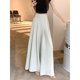 thumbnail image 2 of Pantalones de pierna ancha sólidos para mujer, pantalones de traje negros plisados coreanos, moda de verano, pantalones rectos holgados de cintura alta elegantes, nuevos, 2 of 4