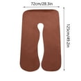 thumbnail image 3 of RoamHome Pregnancy Pillow Cover/U Shaped Pillow Cover/Pregnancy Pillow Case/Maternity Pillow Case/Pillowcase with Removable Cotton Cover 49.2x28.3 Inch for Pregnancy Pillow., 3 of 5