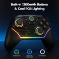 thumbnail image 3 of ISHAKO PC Controller, with 1000Hz Polling Rate, Hall Effect Joystick and Trigger, Controller for PC, Android/iOS/Mac/Steam, 3 of 10