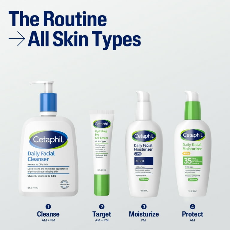 Cetaphil Daily Facial Moisturizer, SPF 35, Hydrates Dry/Oily