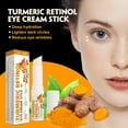 Turmeric Retinol Eye Stick,Eye Balm Stick Hydrating for Dark Circle
