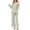 Grass Green, variant on MINTREUS Pajamas for Women Long Sleeve Sleepwear Soft Two Piece Lounge Set with Pockets