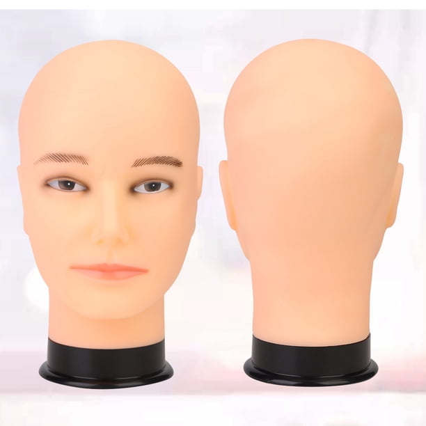 Cabeza Profesional Cabeza De Maniquí Masculino Sombrero Exhibición Peluca Entrenamiento Práctica Modelo Cabeza