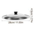 thumbnail image 2 of Raindrops 1Pack Silver Cooking Lid Stainless Steel Prevent Overflow Cover for Kitchen, 2 of 7